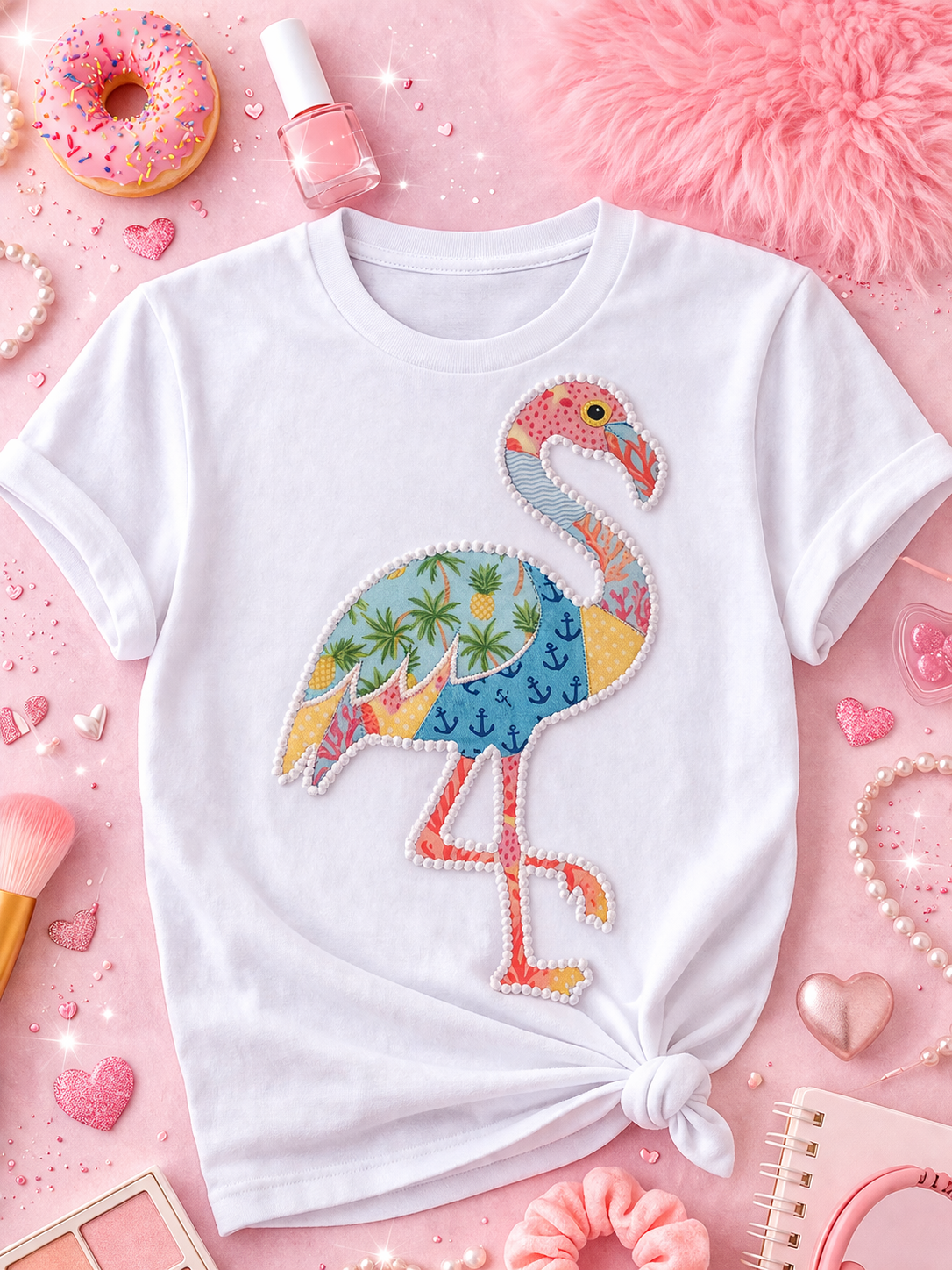 Fabric Flamingo